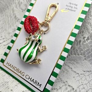 NWT 🐸"Kiss a Frog Prince" Whimsical Bag Charm